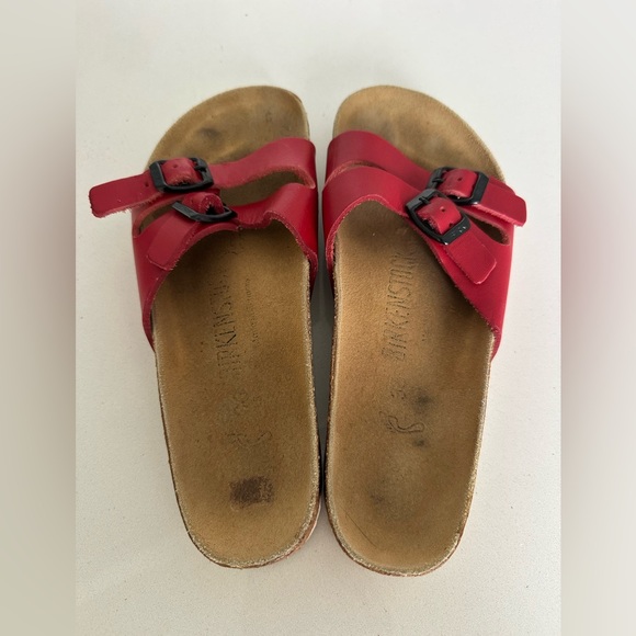 Birkenstock Women's Ibiza Birko-Flor Sandals Red EU 36 US 5-5.5 Regular - Picture 8 of 9